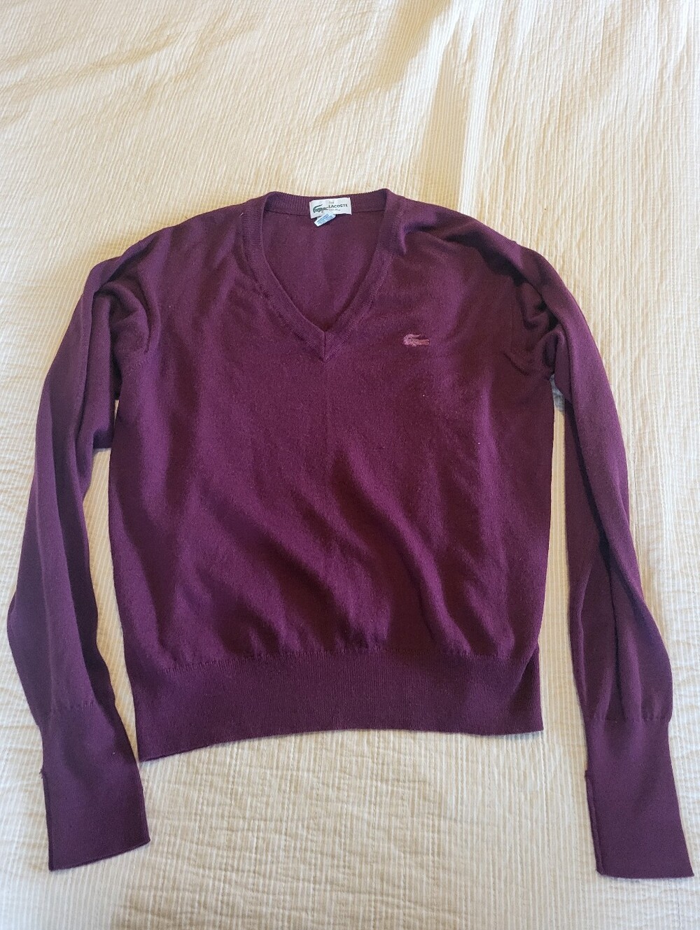Vintage Lacoste Maroon Sweater